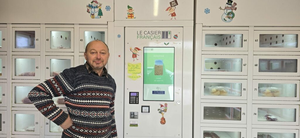 Les casiers en libre-service à Wissant