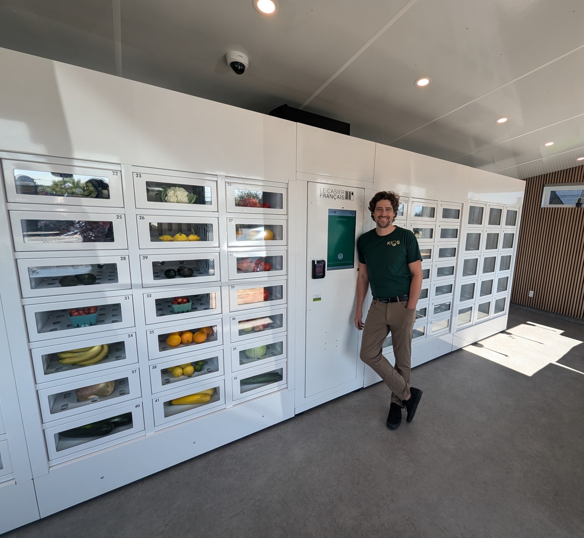 Épicerie Kios : une installation de casiers automatisés qui met en valeur les produits locaux 🌽