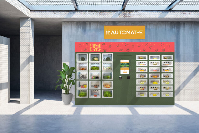 Distributeur personnalisé Automat-e pour attirer l'oeil des clients et booster les ventes