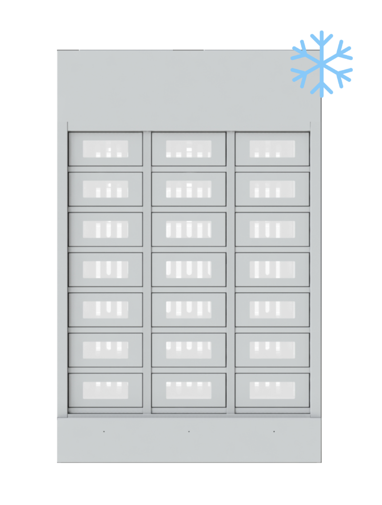 Schéma de notre casier congelé