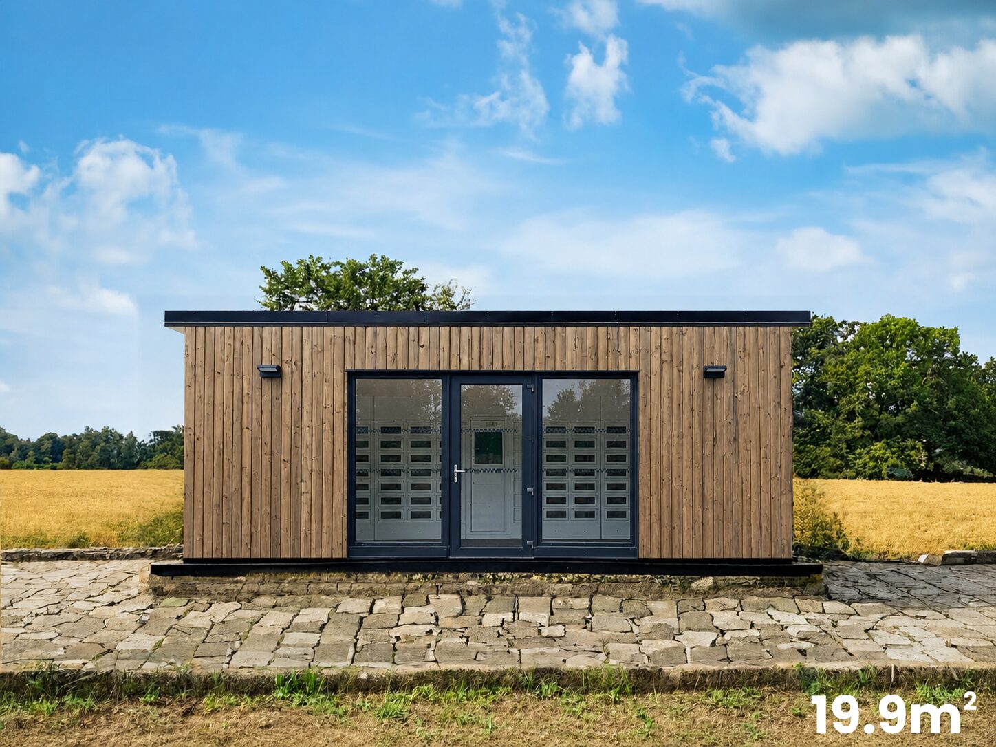 Espace boutique Automat-e dans un champ